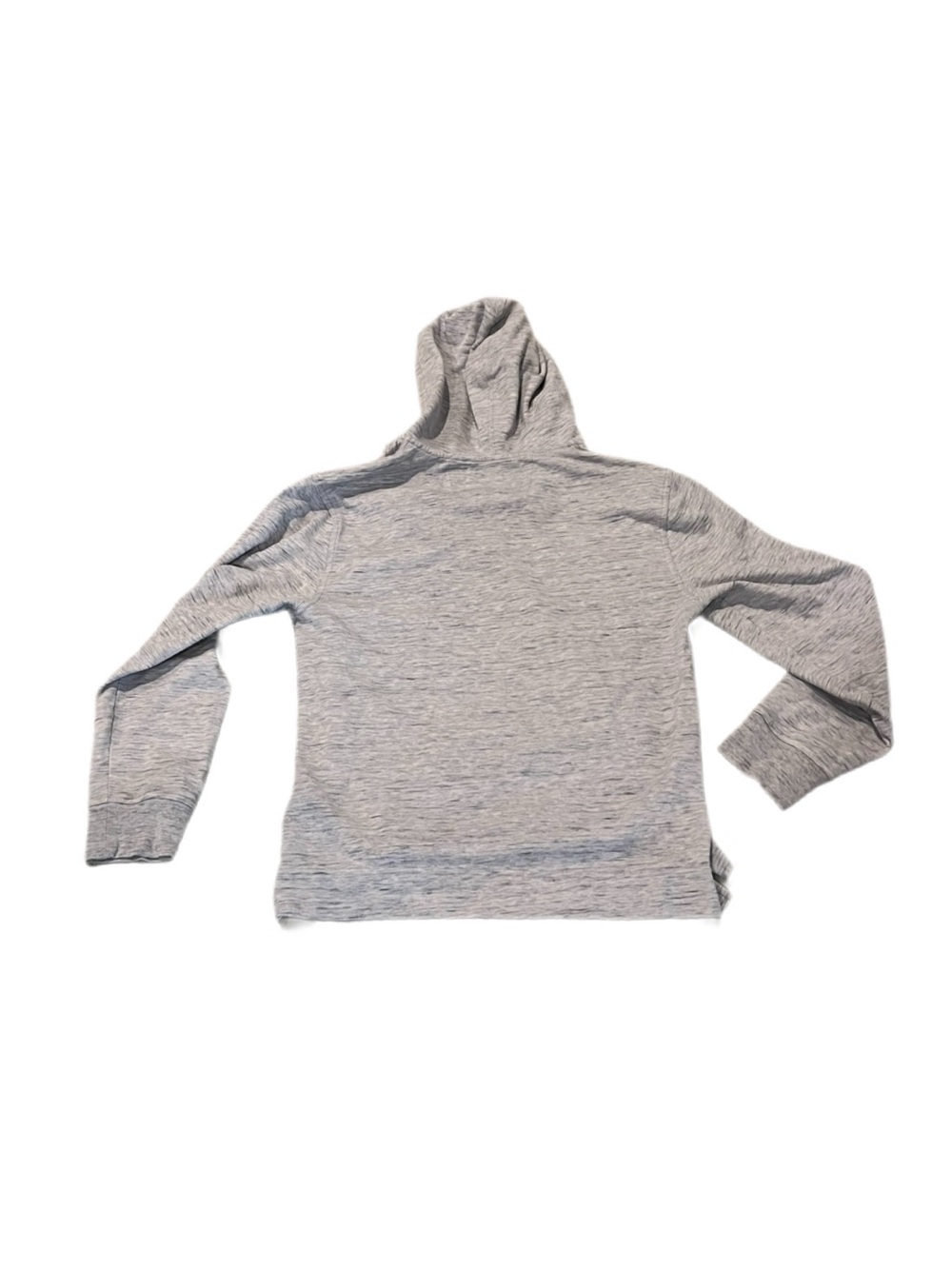 Banana Republic Men's Heather Gray Hooded Half-Zip Sweater - Picture 4 of 6